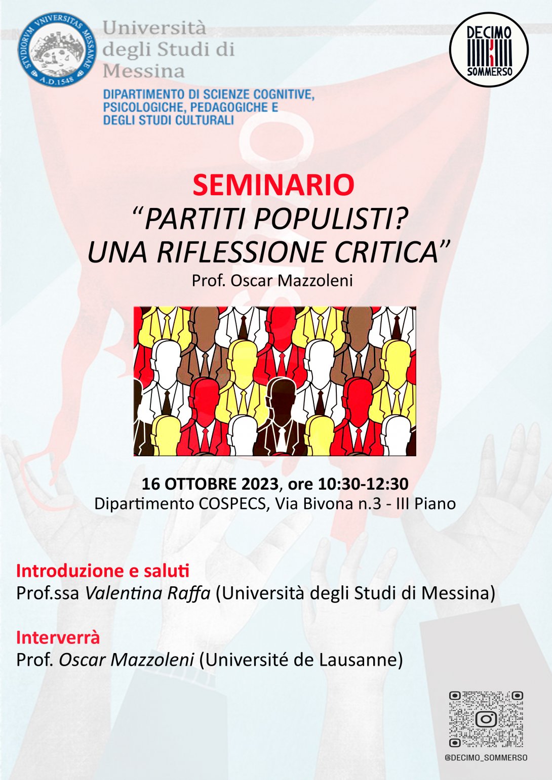 Locandina Seminario Decimo Sommerso