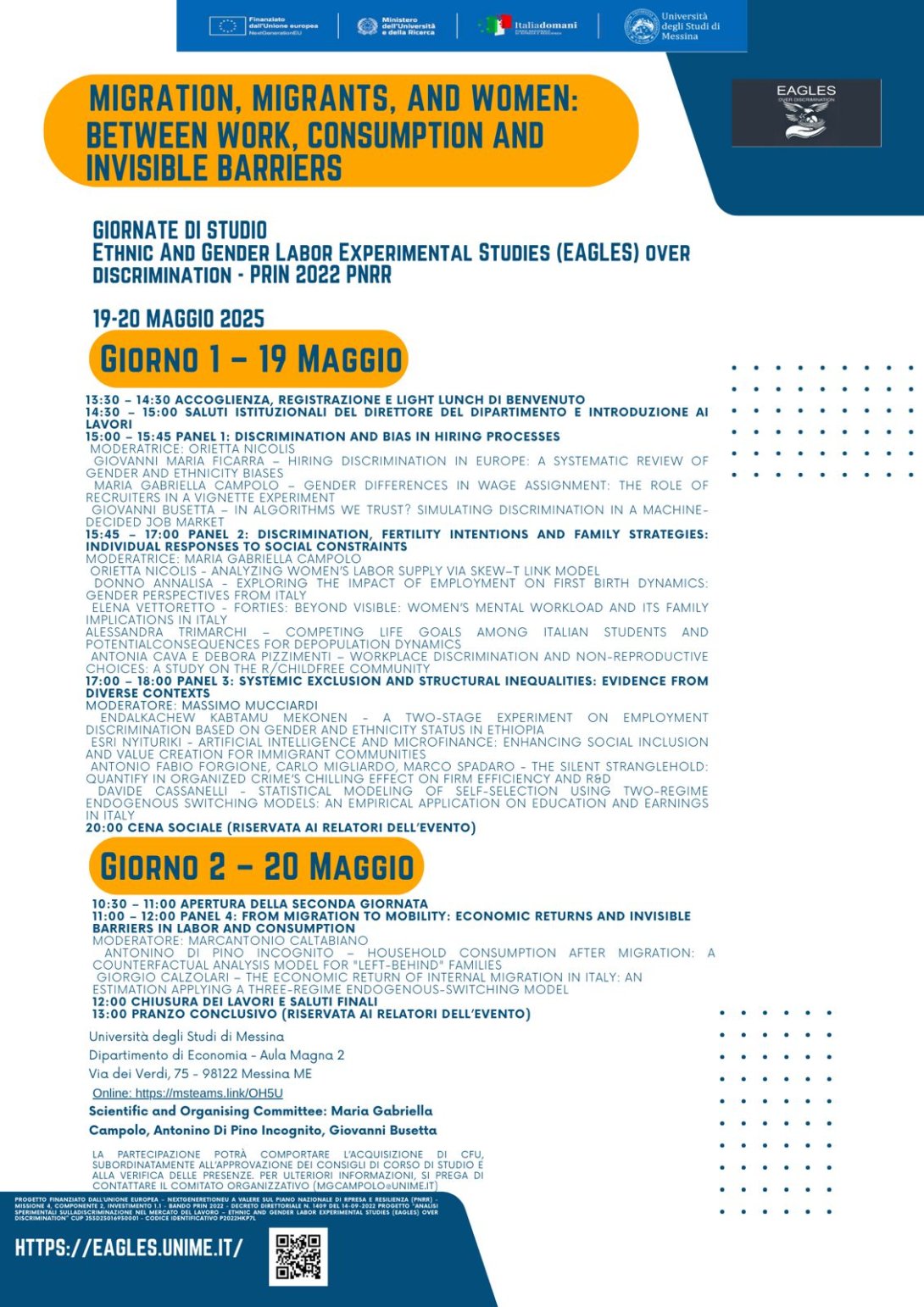 Workshop 19-20 maggio